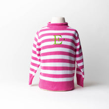STRIPED JERSEY ROLLNECK SWEATER - Out of the Box NY Gifts