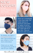 PERSONALIZED LINEN FACE MASKS - Out of the Box NY Gifts