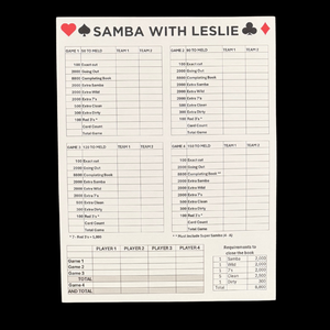 PERSONALIZED SAMBA GAME PAD