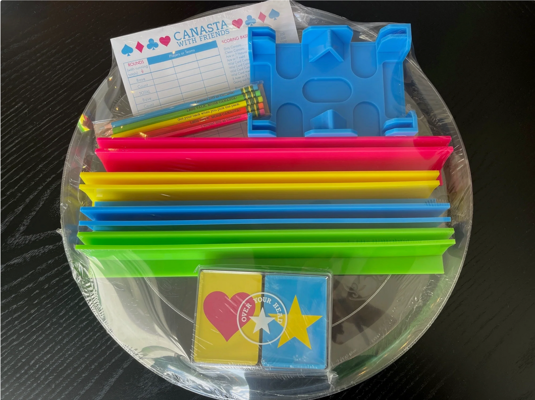 SUPER CANASTA SET WITH EVERYTHING YOU NEED!