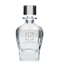 ENGRAVED CHAIRMAN CRYSTAL DECANTER