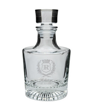 ENGRAVED EL PRESIDENTE CRYSTAL DECANTER