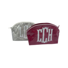 MONOGRAMMED LAMINATED BAGS - MEDIUM COSMETIC BAG