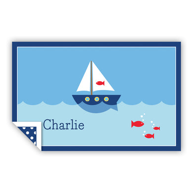 SAILBOAT PLACEMAT - Out of the Box NY Gifts