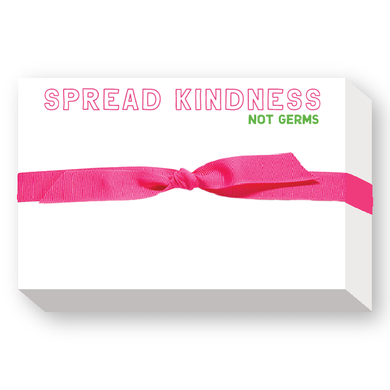 SPREAD KINDNESS, NOT GERMS! CHUBBY NOTEPAD - Out of the Box NY Gifts