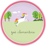 UNICORN MELAMIINE PLATE - Out of the Box NY Gifts