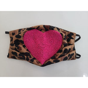 BEADED FACE MASKS - VALENTINE PATTERNS - Out of the Box NY Gifts