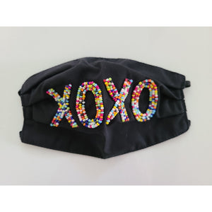 BEADED FACE MASKS - VALENTINE PATTERNS - Out of the Box NY Gifts