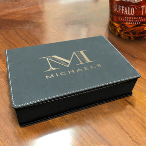 ENGRAVED FLASK GIFT SET - Out of the Box NY Gifts
