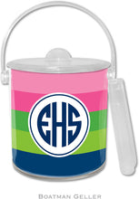 STRIPED ICE BUCKET - Out of the Box NY Gifts