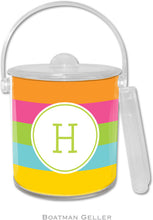 STRIPED ICE BUCKET - Out of the Box NY Gifts