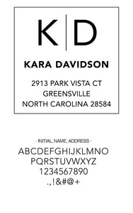 ADDRESS STAMPER OR EMBOSSER - Out of the Box NY Gifts