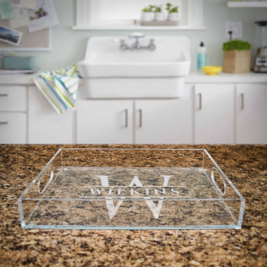 ACRYLIC SERVING TRAY - Out of the Box NY Gifts