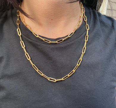 LINK CHAIN NECKLACE - VARIOUS LENGTHS - Out of the Box NY Gifts