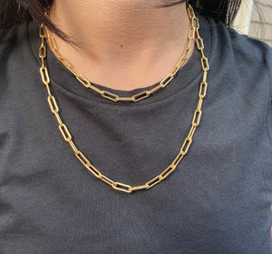LINK CHAIN NECKLACE - VARIOUS LENGTHS - Out of the Box NY Gifts
