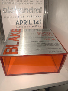 INVITATION KEEPSAKE BOX - Out of the Box NY Gifts