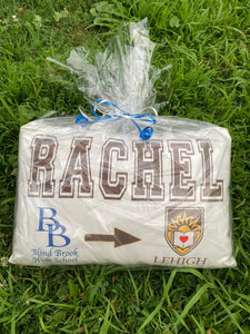 CUSTOM COLLEGE PILLOWS - Out of the Box NY Gifts