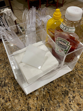 ACRYLIC ENTERTAINING CADDY