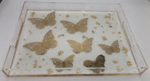 GOLD BUTTERFLY TRAY - Out of the Box NY Gifts