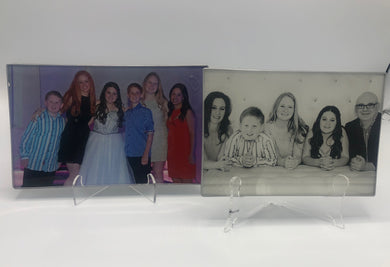 CUSTOM PHOTO GLASS PLATE - Out of the Box NY Gifts