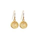 ZEN CIRCLES DIAMOND HANGING EARRINGS - Out of the Box NY Gifts