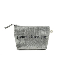 QUILTED KOALA VELVET MAKEUP BAG OR CLUTCH WITH MONOGRAM/NAME/EMBELLISHMENT - Out of the Box NY Gifts