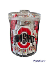 COOKIE JAR WITH COLLEGE LOGO