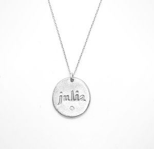 CUSTOM NAME CHARM NECKLACE - Out of the Box NY Gifts