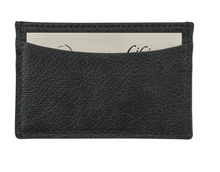 SLIM CARD CASE GOATSKIN LEATHER - Out of the Box NY Gifts
