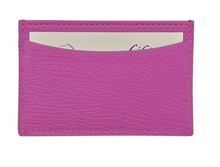SLIM CARD CASE GOATSKIN LEATHER - Out of the Box NY Gifts