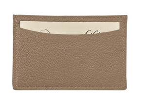 SLIM CARD CASE GOATSKIN LEATHER - Out of the Box NY Gifts