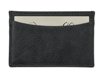 SLIM CARD CASE GOATSKIN LEATHER - Out of the Box NY Gifts