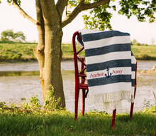 CANDY STRIPE THROW - 55" x 70" - Out of the Box NY Gifts