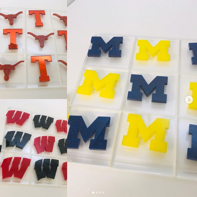 COLLEGE LOGO TIC TAC TOE BOARDS - Out of the Box NY Gifts