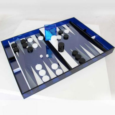 ACRYLIC BACKGAMMON SET - Out of the Box NY Gifts