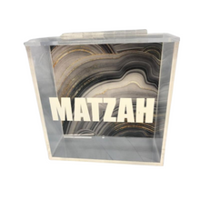ACRYLIC MATZAH BOX - DESIGNED BACK - Out of the Box NY Gifts