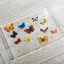 MULTI COLOR BUTTERFLY TRAY - Out of the Box NY Gifts