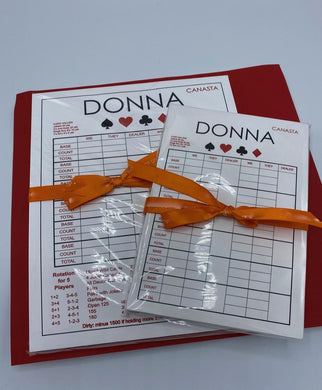 CANASTA SCORE CARD PADS - Out of the Box NY Gifts