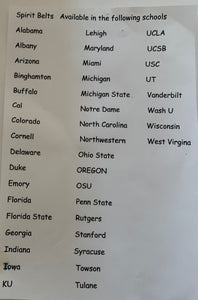 CUSTOM COLLEGE HAIR TIES - Out of the Box NY Gifts