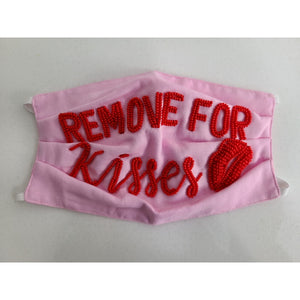BEADED FACE MASKS - VALENTINE PATTERNS - Out of the Box NY Gifts