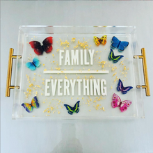 MULTI COLOR BUTTERFLY TRAY - Out of the Box NY Gifts