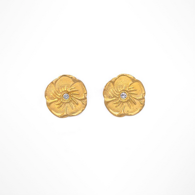 MAGNOLIA DIAMOND STUD EARRINGS - Out of the Box NY Gifts