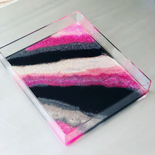 OMBRE  OR SOLID GLITTER TRAY - Out of the Box NY Gifts