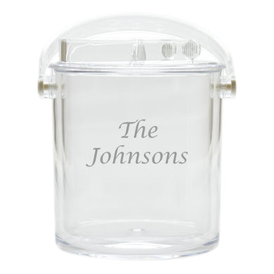 INSULATED ICE BUCKET AND TONGS - Out of the Box NY Gifts