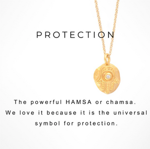HAMSA CHARM NECKLACE - Out of the Box NY Gifts