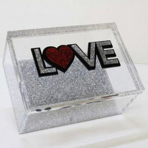 LOVE BOX - SILVER - Out of the Box NY Gifts