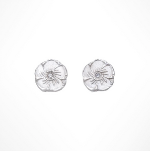 MAGNOLIA DIAMOND STUD EARRINGS - Out of the Box NY Gifts