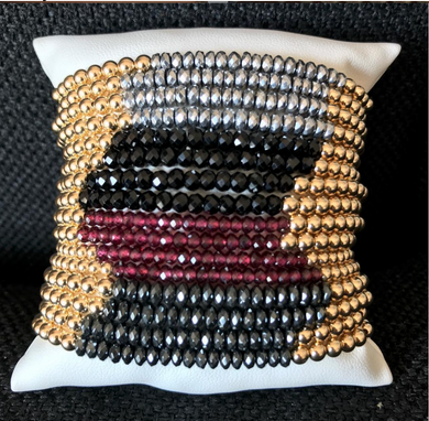 MIX AND MATCH BEADED STONE BRACELETS - Out of the Box NY Gifts