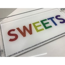 RAINBOW HAPPY  LUCITE TRAY - VARIOUS SIZES - Out of the Box NY Gifts