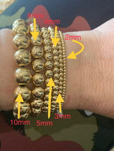 BEADED BRACELET WITH CZ CIRCLE - Out of the Box NY Gifts